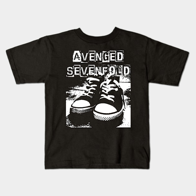 sevenfold Kids T-Shirt by sneaky geek studio